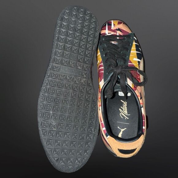 Men’s Puma Clyde Moon Jungle in Puma Black & Natural Vachetta PUMA SELECT Size 9 - Picture 11 of 13